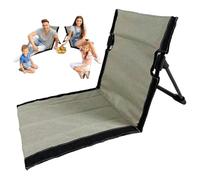 Beach Chair, Foldable Beach Chair, Beach Chairs Low Folding Lightweight, Outdoor Camping Backrest Cushion Aluminum Alloy Folding Beach Chair, Ultra-light Backrest Fishing Chair Simple Beach Chair