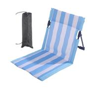 Beach Chair - Garden Lightweight Camping Backrest, Outdoor Folding Relaxing Striped Lounger with Lumbar Support, Portable Beach Chair | For Camping Patio Pool Lawn Gardens Picnic Sports