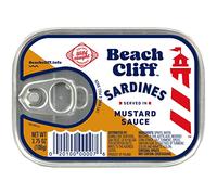 Beach Cliff, Sardinas en salsa de mostaza, 3,75 oz