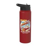 Beach Club Paradise East Coast Stainless Steel Insulated Water Bottle