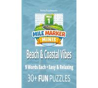 Beach & Coastal Word Search: Mile Marker Minis: Easy & Relaxing 9-Word Puzzles for Summer Breaks, Travel, and Everyday Fun (30+ Simple Brain Games)