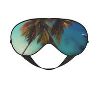 Beach Coconut Sunshine - Máscara de ojos suave, unisex, cómoda y transpirable, adecuada para el descanso diario. Te ayuda a entrar rápidamente en un sueño profundo.