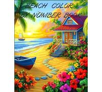 BEACH COLOR BY NUMBER BOOK