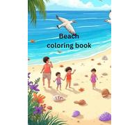 Beach day coloring book