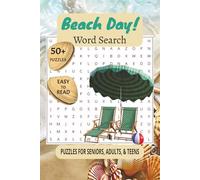Beach Day Word Search Puzzle Book: Word Searches with Easy to Read Print about Beach, Seaside, Summer and More | 6x9 inches, 110 pages | 50+ Puzzles ... Book for Vacations, Holidays, and Free Times