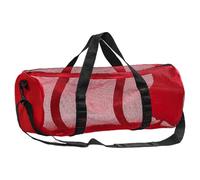 Beach Dive Bag - Mesh Duffle Bag, Waterproof Foldable Spearfishing Bags, Extra Large Cylinder Mesh Multi-Purpose Bags With Zipper, Foldable Portable Carrier For Snorkeling, Spearfishing, Freediving