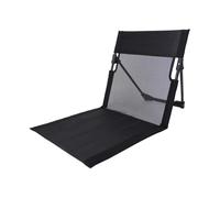 Beach Folding Chair - 16.53 Inch Recliner Seat Mat | Oxford Cloth Floor Lounge Bed - Legless Backrest Cushion Adjustable Strap Compact Lounger Is Ideal for Outdoor Lawn Picnic Park Sunbathing