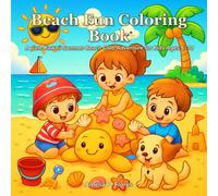 Beach Fun Coloring Book: A Cute Kawaii Summer Beach Club Adventure for Kids Ages 6-10