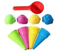 Beach Ice Cream Sand Toys - Juego de moldes de hielo para niños, juego de para niños, juego creativo de moldes de postre, juego imaginativo para jugar actividad, juguete de juguete con