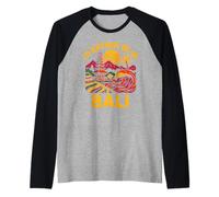 Beach ID Rather Be in Bali Vintage Women's Coastal Living Camiseta Manga Raglan