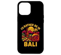 Beach ID Rather Be in Bali Vintage Women's Coastal Living Carcasa para iPhone 12 Pro MAX