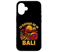 Beach ID Rather Be in Bali Vintage Women's Coastal Living Carcasa para iPhone 16
