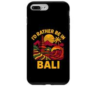 Beach ID Rather Be in Bali Vintage Women's Coastal Living Carcasa para iPhone 7 Plus/8 Plus