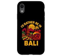 Beach ID Rather Be in Bali Vintage Women's Coastal Living Carcasa para iPhone XR