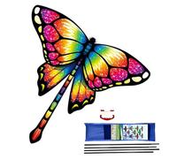 Beach Kite | 38.5In Large Animal Kite with Handle and 328Ft String | Portable Outdoor Flying Toy for Kids Teens Adults Friends Travel Park Yard Garden Fun Recreation