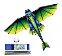 Beach Kite - Coastal Kite, 97.5x133cm Shore Glider for Adults Teens, Seaside Flyer with 328ft String, Kids Outdoor Activities, Wind Sail for Friends, Relaxation Travel and Garden Play