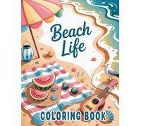 Beach Life Coloring Book