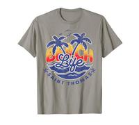 Beach Life Saint Thomas Islas Vírgenes de los Estados Unidos USVI Camiseta