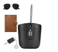 Beach Lock Box | Waterproof Portable Key Lock Box with Combination Code | S | Beach Lock Box | Waterproof Portable Key Lock Box with Combination Code | Security Case 2L Large Capacity Storage Box for Tra