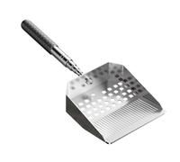 Beach Mesh Shovel | Stainless Steel Adjustable Handle | Shark Tooth Sifter Sand Shovel | For Boys Girls Kids Adults Outdoor Vacation Travel Beachcombing