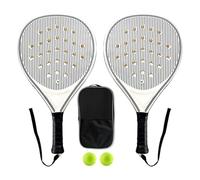 Beach Paddles - Juego de pádel | Optimized Airflow Holes Sports Training Practice Equipment for Beginner Adult Men Women Boy Girl Outdoor Travel