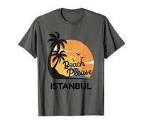 Beach Please Vacation Travel Estambul Turquía Camiseta