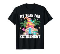 Beach Retirement Mom GNOME For Women and Retired Beach Lover Camiseta