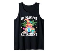 Beach Retirement Mom GNOME For Women and Retired Beach Lover Camiseta sin Mangas