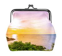 Beach Sea Sunset Monederos Carteras Bolsas Vintage para Regalo
