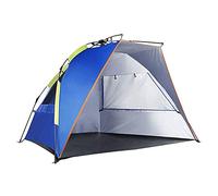 Beach Tent with Protective Cover for 2-4 Persons, Automatic Pop-up Outdoors, Windproof and Rainproof Awning, 238x130x130cm