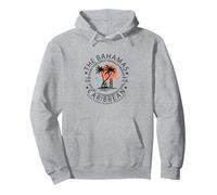 Beach The Bahamas Nassau Vacation Caribbean Tropical Summer Sudadera con Capucha, Unisex para Adultos, Gris Jaspeado, S