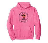 Beach The Bahamas Nassau Vacation Caribbean Tropical Summer Sudadera con Capucha, Unisex para Adultos, Rosa Brillante, XXL
