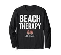 Beach Therapy Crab Ocean Summer Vacation Manga Larga