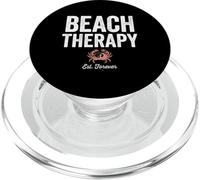 Beach Therapy Crab Ocean Summer Vacation PopSockets PopGrip para MagSafe