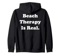 Beach Therapy Is Real Ocean Serenity Sudadera con Capucha