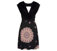 BEACH TIME Vestido de playa 'Mandala' mezcla de colores / negro 36 mezcla de colores / negro