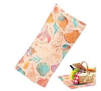 Beach Towel Bag - 2 in 1 Convertible Pool Mat, 140x70cm, Foldable Drawstring Beach Towel Backpack for Travel, Quick Dry Pool Mat Bag for Vacation Camping Picnic Swim Hotel Water Park Outdoor Use