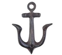 Beach Towel Hooks, Outdoor Shower Hooks, Rustic Wall Hanger, Strong-Duty Iron Build, Weather-Resistant Design, Yard Patio House Use, Size 4.72x3.94 Inches, Black Color, 1 Piece