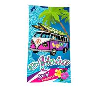 Beach Towel Lightweight - 27.56x55.12 Inches Ultra Microfiber Towel, Surf Summer Bath Sheet, Boasting Quick Dry with Printed Design | Holiday Swimming Sports Outdoor Use Sand Resistant Comfort