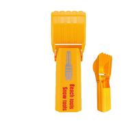 Beach Toy Hand Digger, Large-Size Excavator Arm For Sand and Snow Play, Ergonomic Grip Strength Builder, Excavator Arm Design, Solid and Long-Lasting, Color Yellow