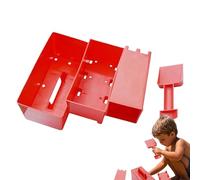 Beach Toy Set - 4X Castle Building Kit with Sand Brick Wall Molds, Encourages Creative Outdoor Play for Kids, Sandbox Castle Building Toy for Boys and Girls, Fun Seaside Playset Beach Adventures