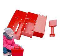 Beach Toy Set, 4X Sand Castle Building Kit, Brick Wall Mold, Outdoor Seaside Playset, Sandbox Castle Building Toy, Fun Sand Sculpting Tools for Boys, Girls, Family Beach Days, Outdoor
