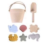 Beach Toy Set | 8PCS Travel Sand Toys | Kids Sand Play Toy Set for Beach Fu