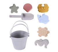 Beach Toy Set | 8PCS Travel Sand Toys | Kids Sand Play Toy Set for Beach Fu