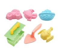Beach Toys, Sand Mold, 9.33x3.78 Inches Colorful Educational Sand Tools Kids with Snow Alternative, Preschool Learning, Shovel Set for Poolside Backyard Summer Activities
