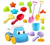 Beach Toys - Shovel Bucket Kit for Coastal Sand Activity, Colorful Digging Tools with Sturdy Pail Design for Backyard Fun, Playground Adventures, Park Picnics and Outdoor Vacation Travel