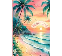 Beach Travel Journal for Women, Girls and Teens - Pink Edition | 120 Wide Ruled Pages for Vacation Memories & Ocean Adventures