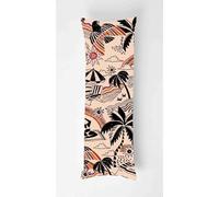 Beach Trees Body Pillow Case Cover 50x135cm, Long Backrest Cushion Pillow Protector with Zipper, Decorative Bedding Pillowcase, Soft Body Pillow Cover for Couch Bedroom Birds