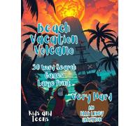 Beach Vacation Volcano: Extreme Word Search Puzzle Book Very Hard for Kids and Teens (Large Print)