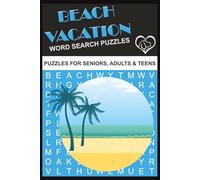 Beach Vacation Word Search Puzzle Book: Word Search with Easy to Read Print about Beach Vacation and More |6x9 inches, 110 pages|50+ Puzzles...Gift for Vacations, Holidays and Relaxation
